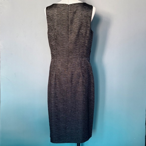 David Meister Little Black Dress | Waist Sash | Sleeveless Cocktail‎ | Size 8 - Picture 3 of 9